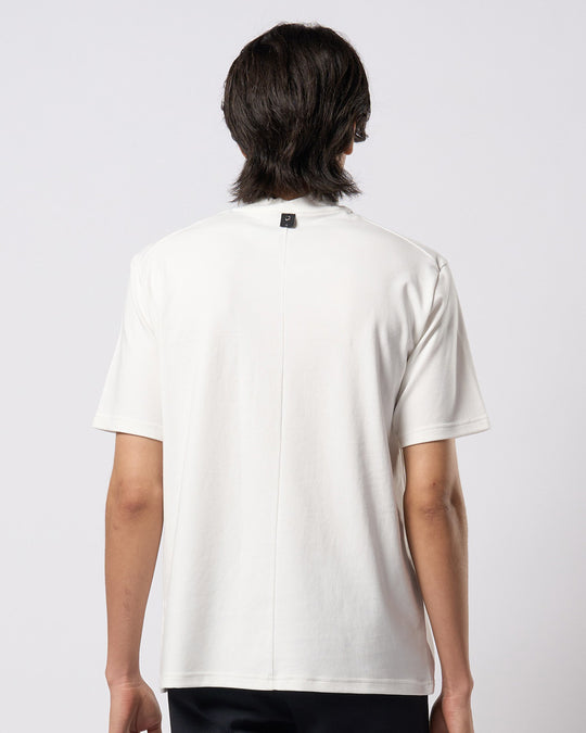 luxury cotton mock neck S/S