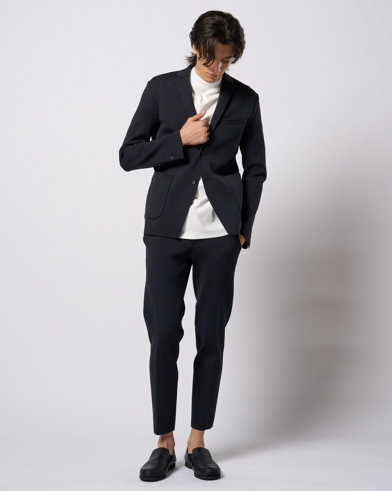 function knit jacket (jacquard check)