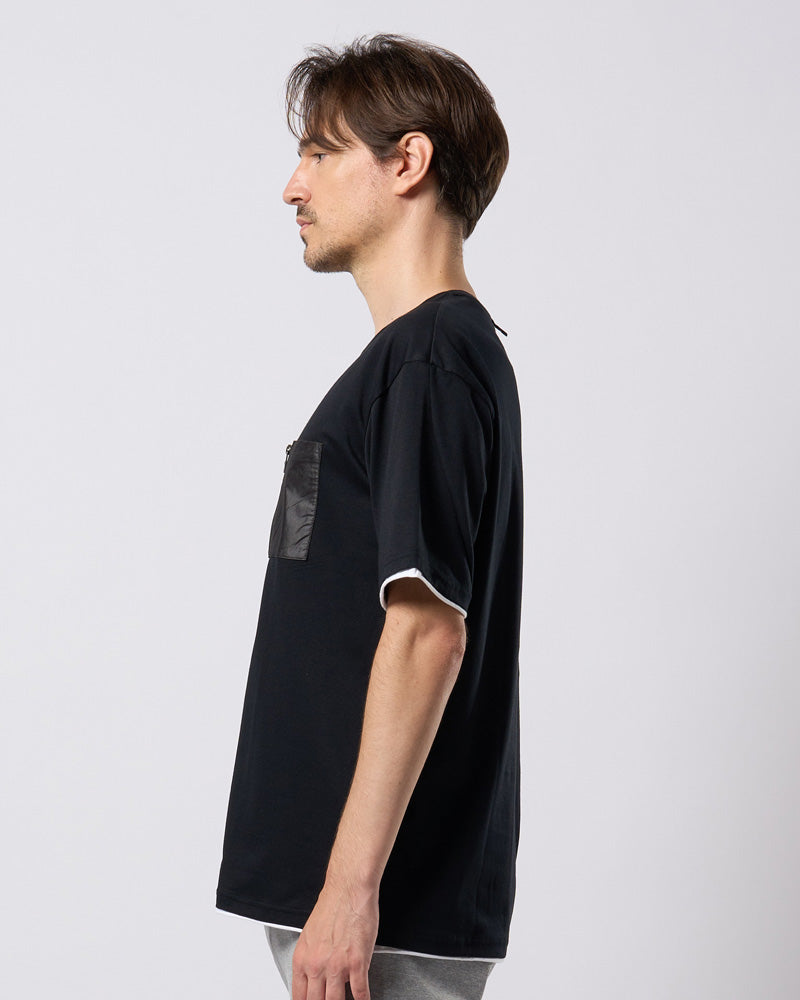 cool touch zip-pocket S/S