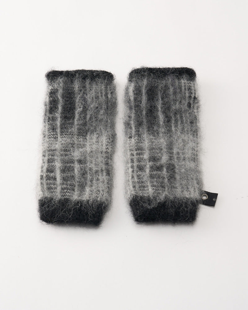 mohair shaggy knit hand warmer