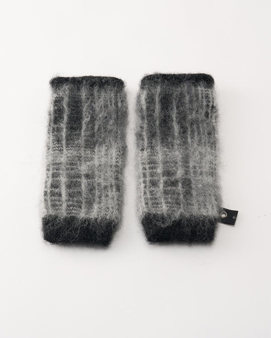 mohair shaggy knit hand warmer