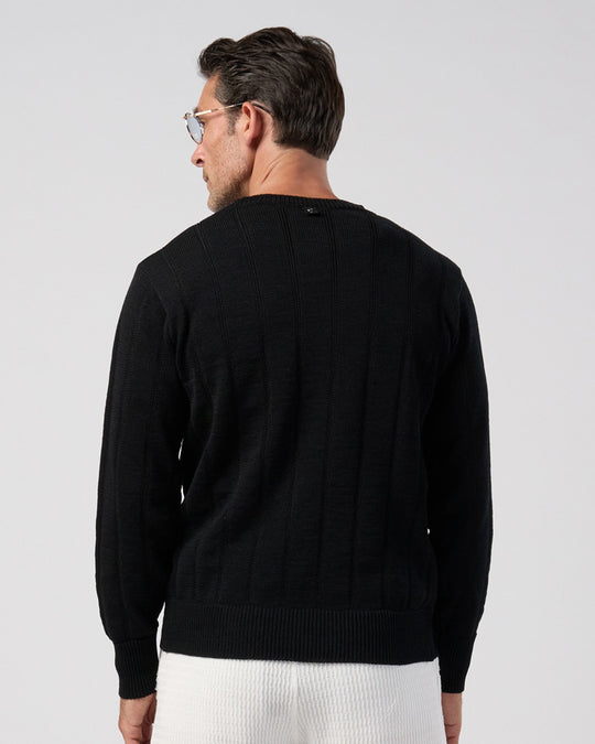 GIMA stripe knit pull-over