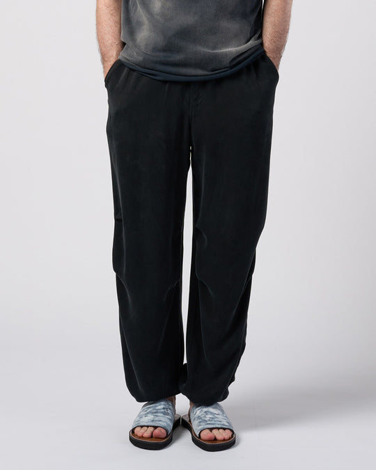 cupro vintage knee tuck easy pants