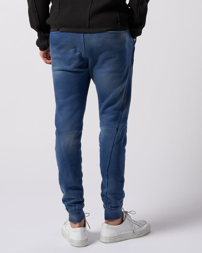 fade switching rib sweat pants