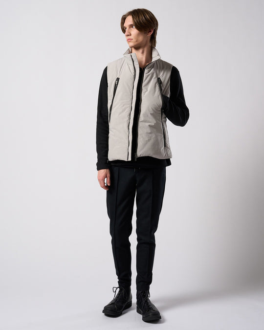 solid zip vest