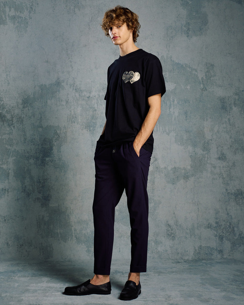 tuck slim slacks