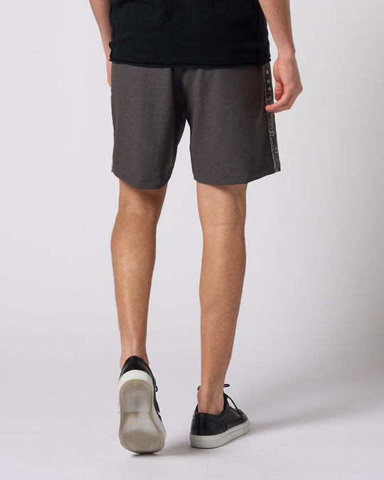 bandana print panel shorts