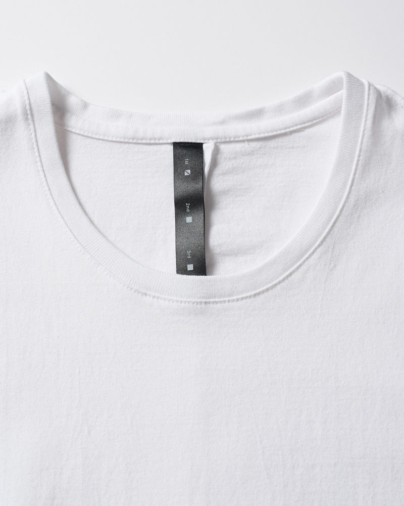 cut-off crew-neck S/S