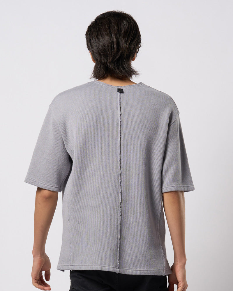 quarter-knit key neck H/S