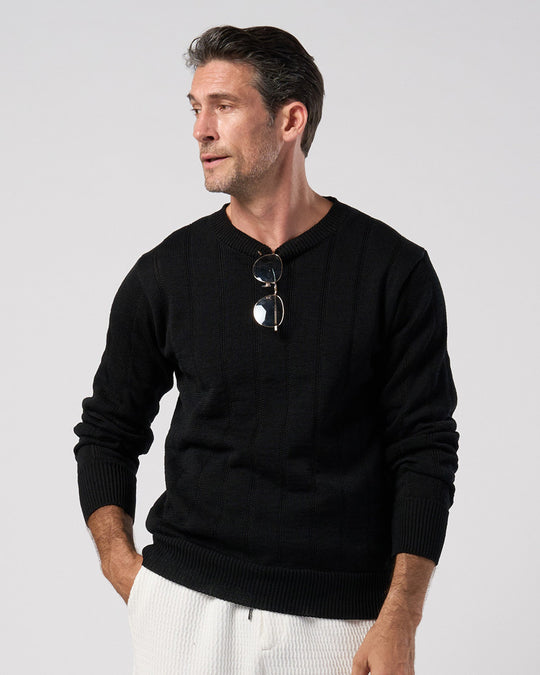 GIMA stripe knit pull-over