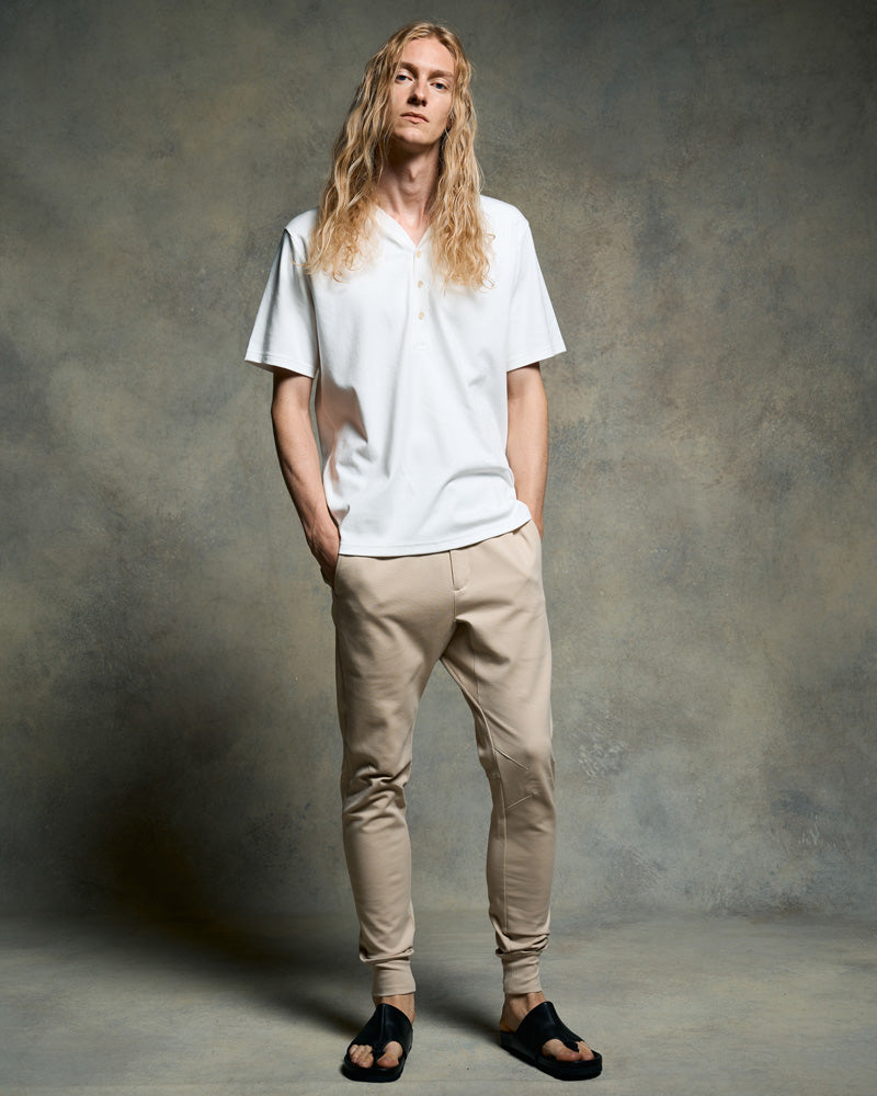 basic rib sweat pants