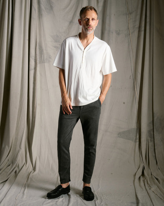 compact urake cut-off line pants