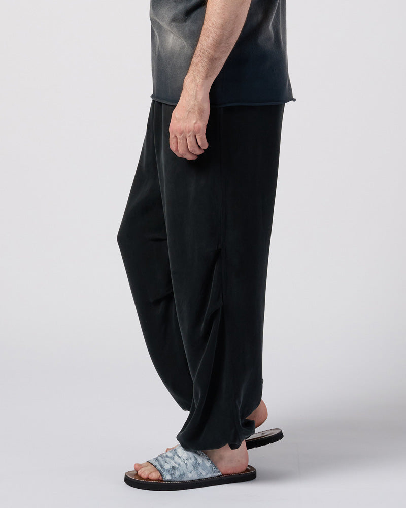 cupro vintage knee tuck easy pants