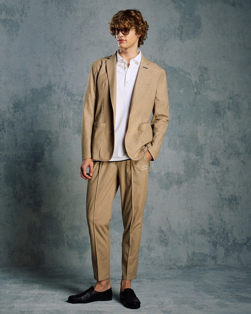【muta × wjk】smart pin-tuck slacks