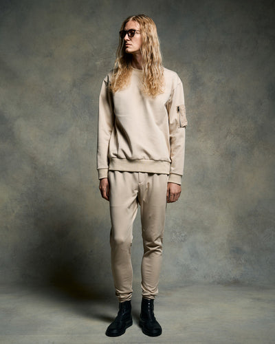utility pocket sweatshirt
