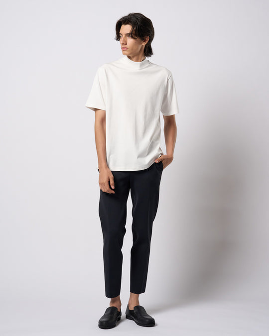 function knit easy slacks (jacquard check)