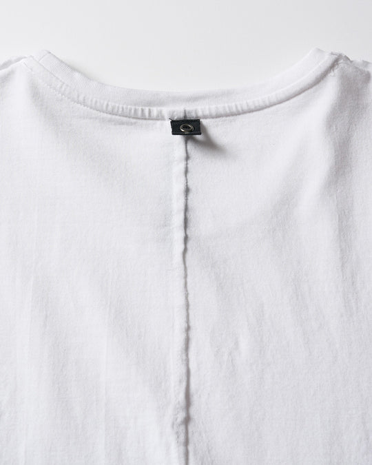 cut-off crew-neck S/S