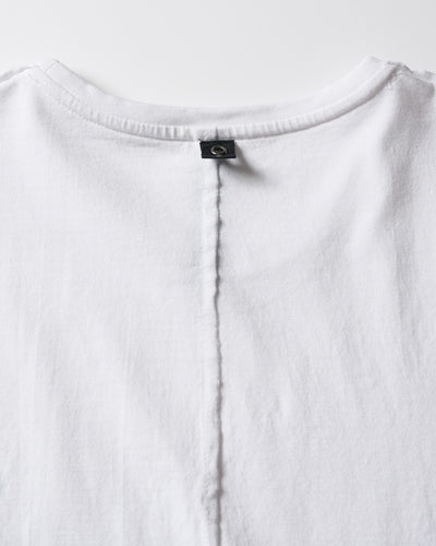cut-off crew-neck S/S