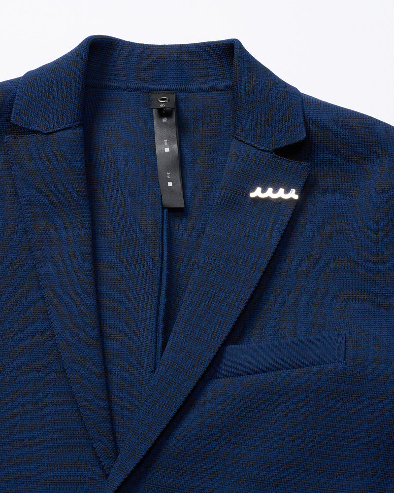 【muta × wjk】function knit jacket (jacquard check)
