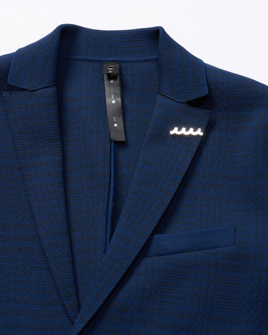 【muta × wjk】function knit jacket (jacquard check)