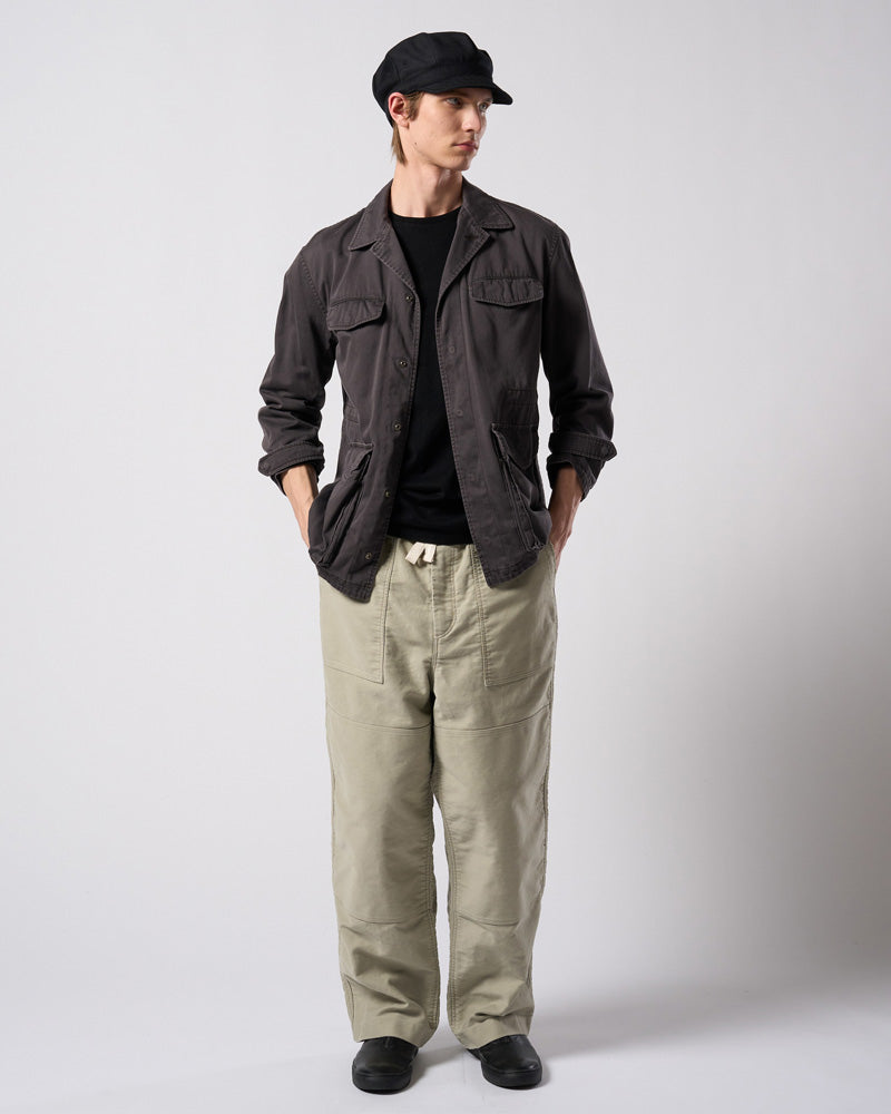 slim basic crew-neck L/S