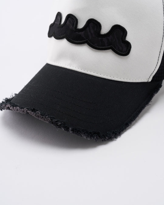 【muta × wjk】wave cut-off mesh cap