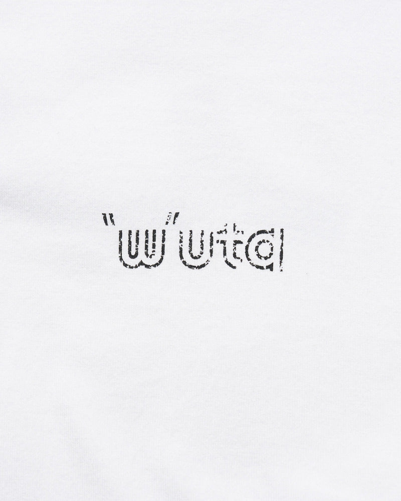 【muta × wjk】cut-off crew-neck L/S(printed)