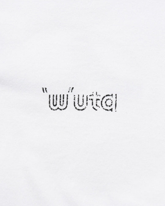 【muta × wjk】cut-off crew-neck L/S(printed)