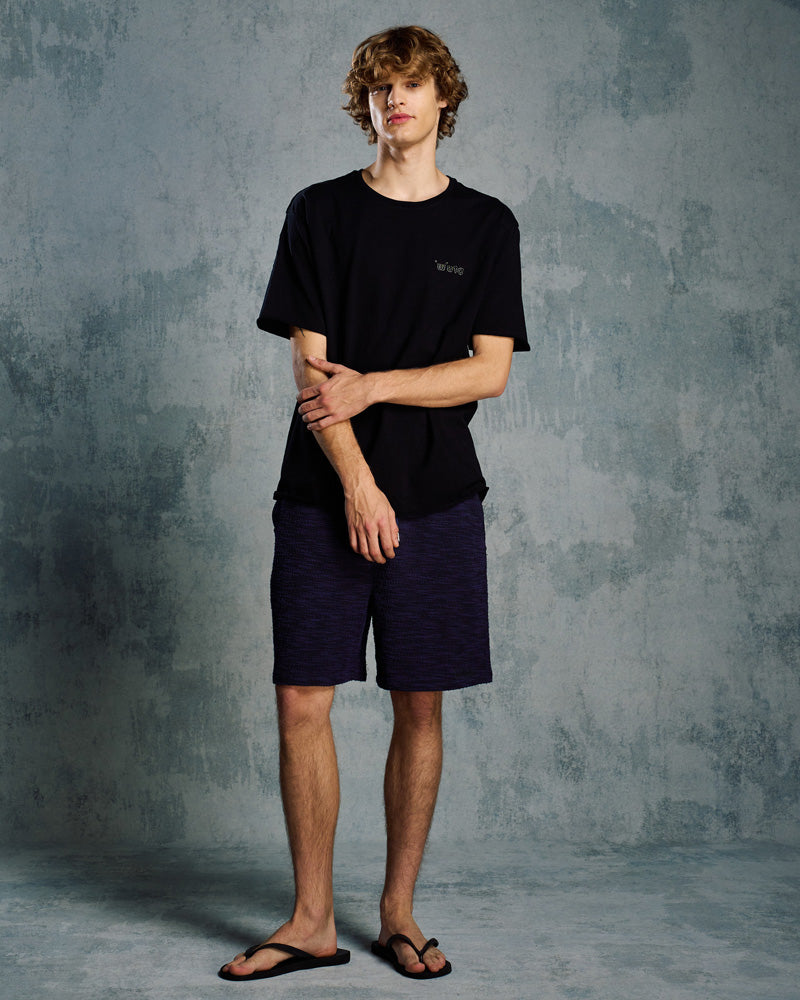 【muta × wjk】knit jacquard relax shorts