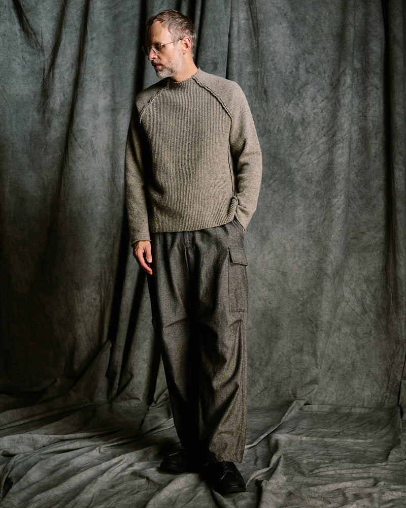 lomond×powder line high-neck knit