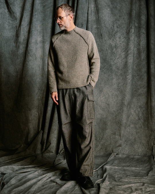 lomond×powder line high-neck knit