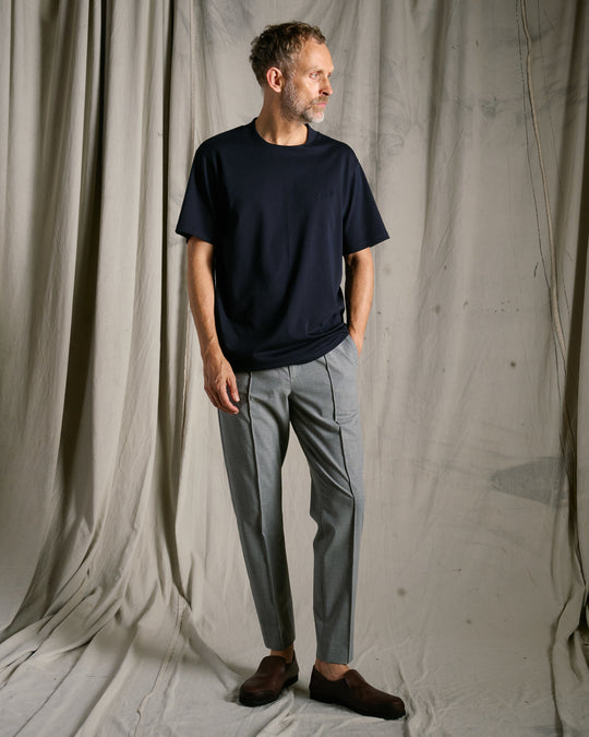 luxury cotton high back neck S/S