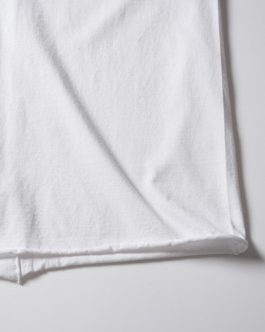 cut-off crew-neck S/S
