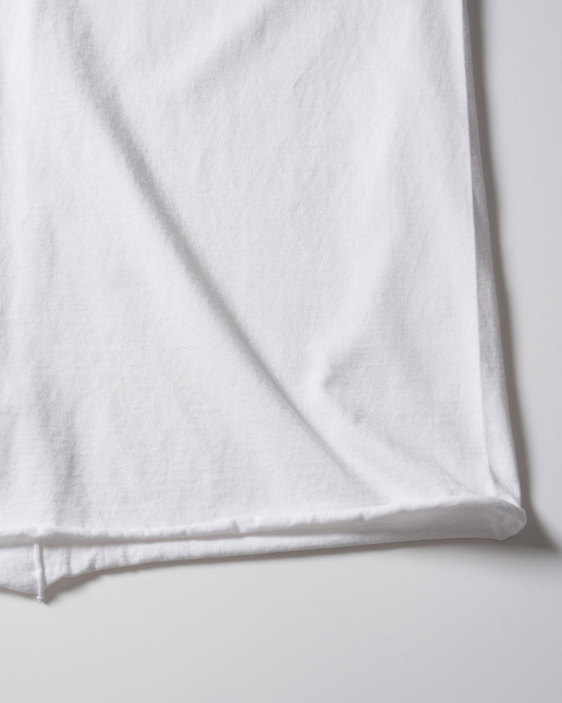 cut-off crew-neck S/S