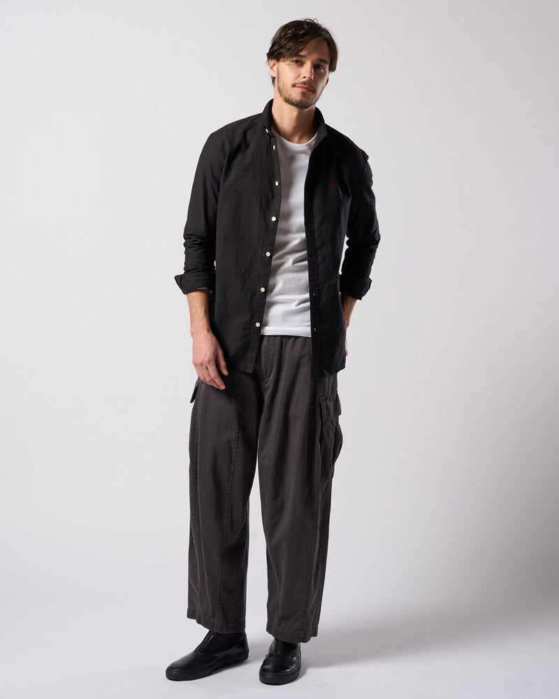 slim basic crew-neck L/S