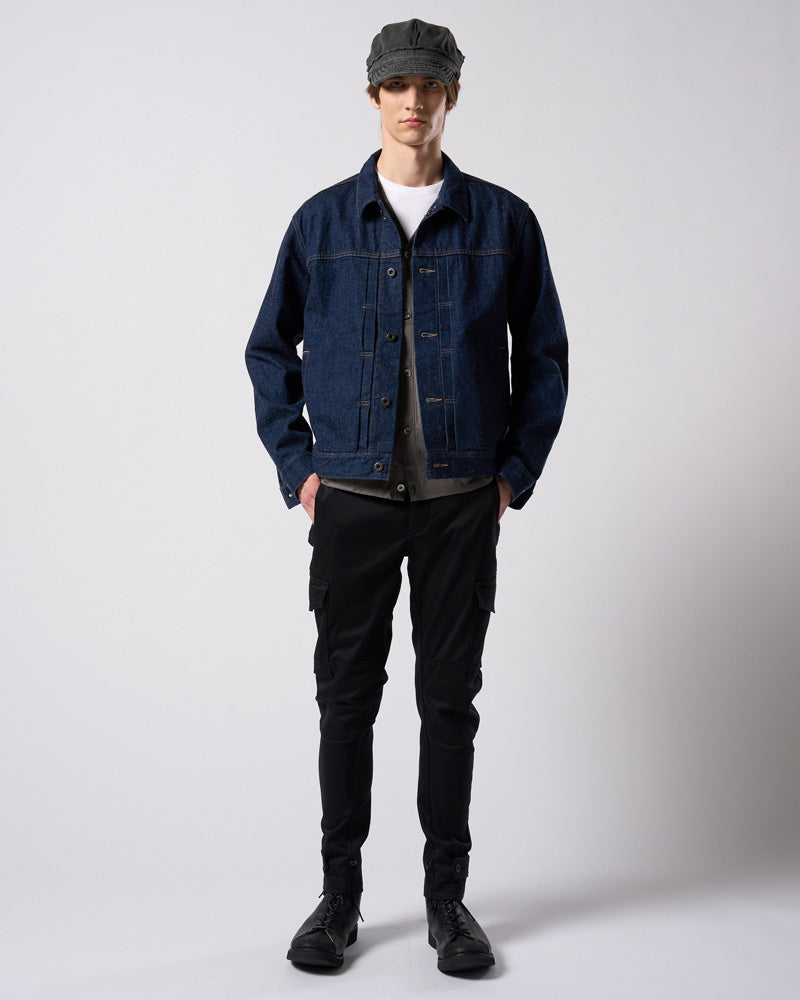 ex.comfy wool middle cardigan