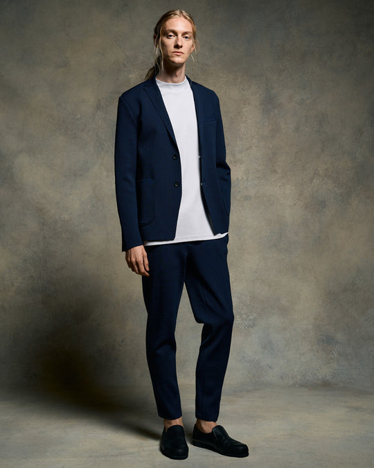 luxury cotton mock neck S/S