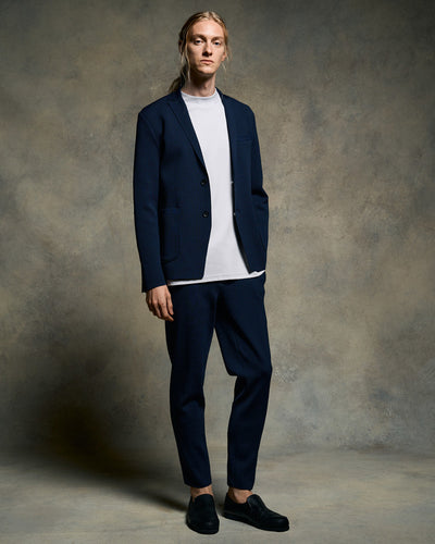 luxury cotton mock neck S/S