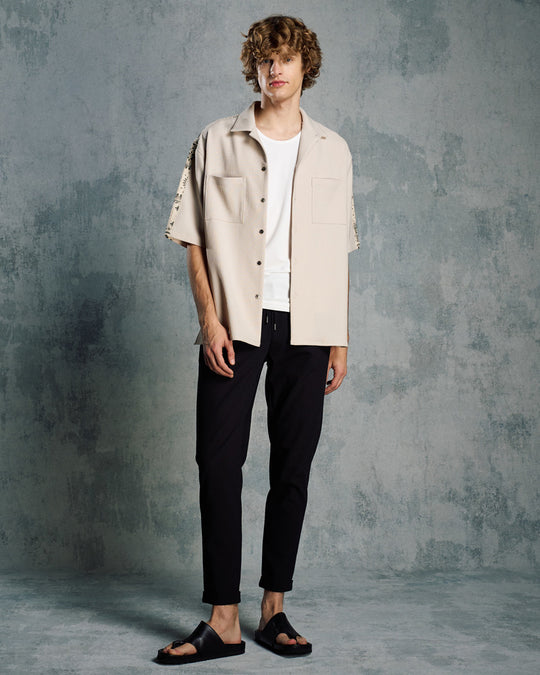 tuck slim slacks