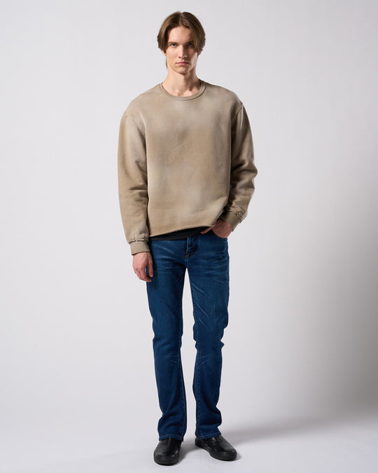 fade cut-off sweatshirt