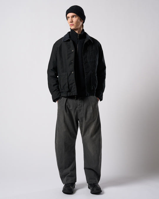 heavy moleskin short coverall jacket