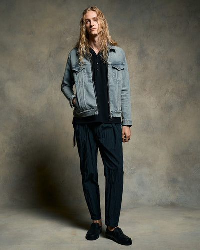 wide tapered slacks