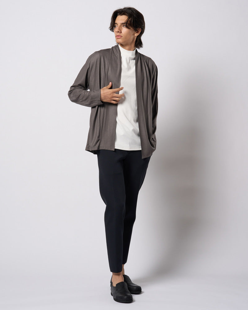 function knit easy slacks (jacquard check)