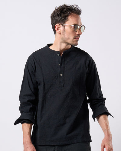 sleeping shirt(uneven yarn cotton)