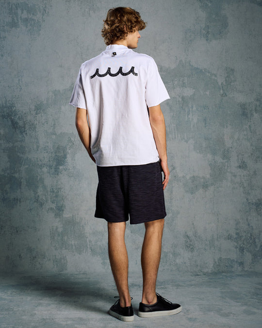 【muta × wjk】cut-off mock S/S(printed)