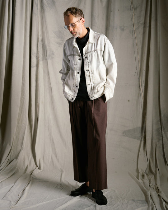 cut-off semi mock neck S/S