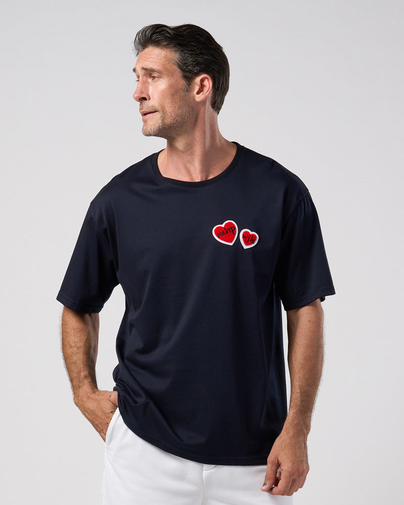 【Maison Honoré Paris × wjk】2-heart patch cool touch S/S