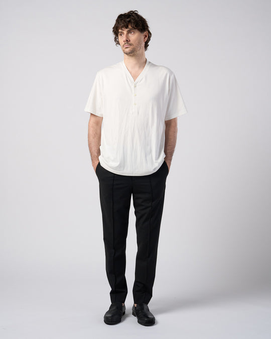 comfort pin-tuck slim slacks