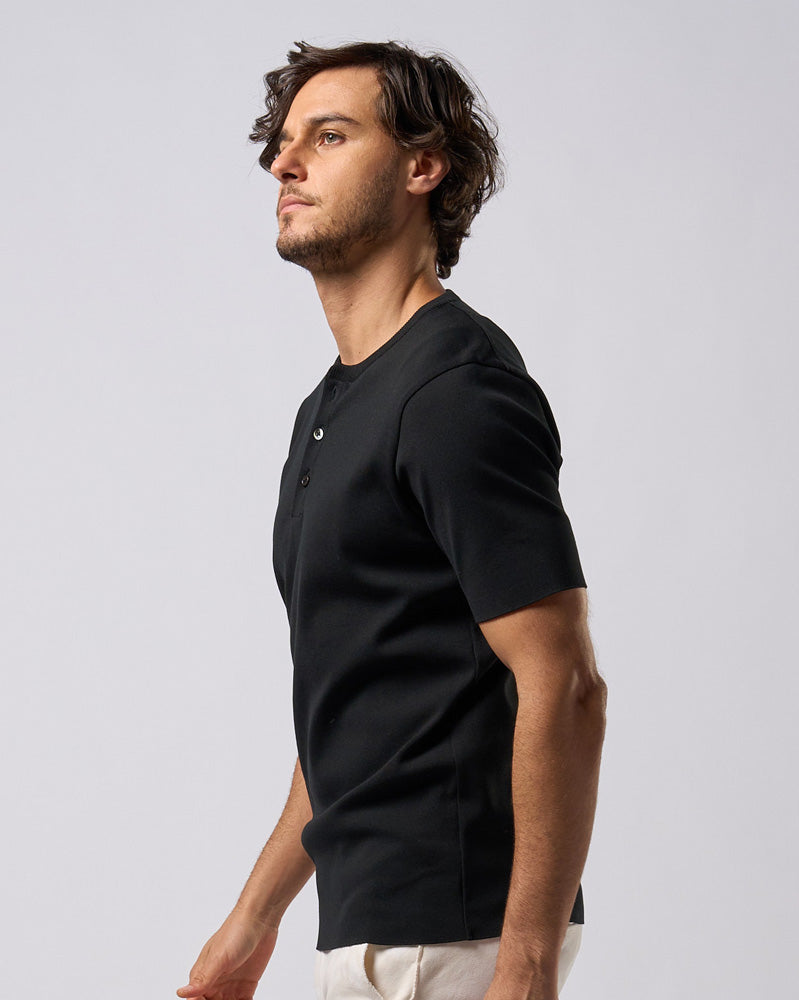 Symbol Print Henley Top Style 73123 | 1ère Avenue