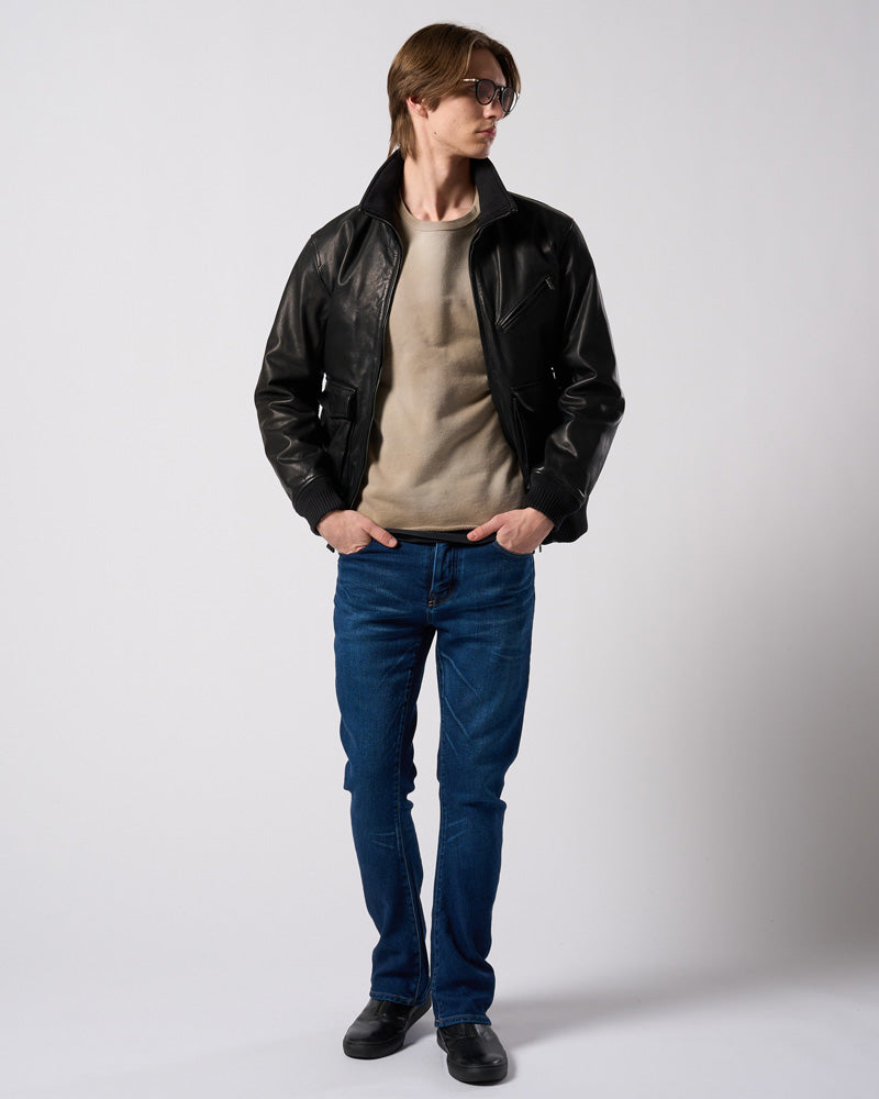 fade cut-off sweatshirt